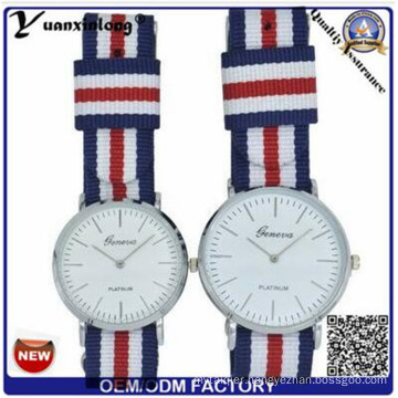 Yxl-546 Japan Quartz Movt and Nylon Strap Simple Style Collection Couple Lover Wrist Watch